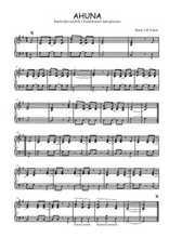 Téléchargez l'arrangement pour piano de la partition de Traditionnel-Ahuna en PDF